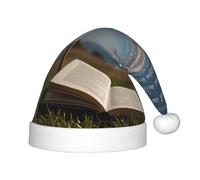 WZYCWB Read page the wind blows Patterned Christmas Party Hat, Children's Class Activity Gift, Christmas Holiday Decoration Prop