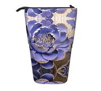 WZYCWB Real Peonies Retractable Storage Container for Pen Holders, Makeup Brush Holders, or Coin Drawstring Bags.