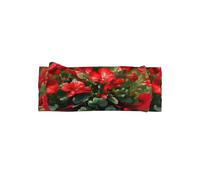 WZYCWB Red Geranium Bow Headband Children Elastic Bow Hair Accessories 0-6 Months Hair Bows for Newborns Infants Toddlers