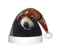 WZYCWB red panda wearing crowns Print Christmas Party Hat, Children's Class Activity Gift, Christmas Holiday Decoration Prop