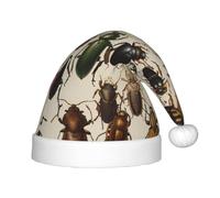 WZYCWB Renaissance Beetle Patterns Fun Christmas Party Hat, Class Party Activity Holiday Christmas Decoration Hat