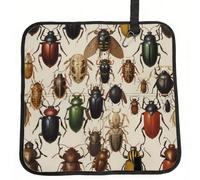WZYCWB Renaissance Beetle Printed Foldable Seat Cushion - Portable foldable cushion with carabiner, suitable for stadiums, camping, hiking and other occasions.