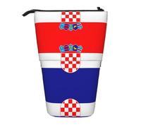 WZYCWB Republic of Croatia Flag Printed Retractable Pen Holder for Dorm or Office use.