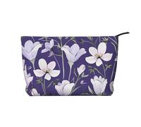 WZYCWB Rhododendron Illustration Patterned Toiletry Storage Bag, Essential for organizing Cosmetics and Skincare Products.