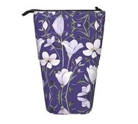 WZYCWB Rhododendron Illustration Retractable Storage Container for Pen Holders, Makeup Brush Holders, or Coin Drawstring Bags.