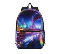 WZYCWB Roads of the Future Printed backpack with pockets - suitable for work, business trips, travel, sports