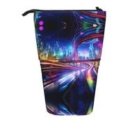 WZYCWB Roads of The Future Retractable Storage Container for Pen Holders, Makeup Brush Holders, or Coin Drawstring Bags.