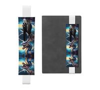 WZYCWB Roaring Dragon Diary pencil pouches, PVC pen holders and pen holders with elastic bands, and bookmarks are the best gift choices., White, One Size