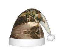 WZYCWB Romance in the countryside Patterns Kids' Christmas Party Hats, Soft and Comfortable, Gentle on Skin, Kindergarten Class Party Gifts