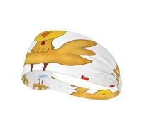 WZYCWB rooster in the square Printed sports headband, sports sweatband, moisture wicking