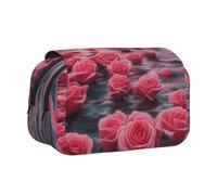 WZYCWB roses by the sea Portable Pencil Case ideal for organizing pens in the office or storing makeup brushes