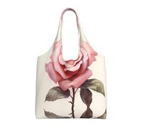 WZYCWB Roses Illustration Printed Single Shoulder Commuter Canvas Bag, Grocery Shopping Bag, Daily Use Canvas Bag