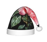 WZYCWB Roses in bloom Patterns Fun Christmas Party Hat, Class Party Activity Holiday Christmas Decoration Hat
