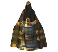 WZYCWB Ruddy Duckling Patterned Hooded Cape - Ideal Costume for Carnival/Festival Party Cosplay
