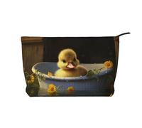 WZYCWB Ruddy Duckling Patterned Toiletry Storage Bag, Essential for organizing Cosmetics and Skincare Products.
