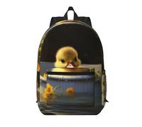 WZYCWB Ruddy Duckling Printed backpack with pockets - suitable for work, business trips, travel, sports