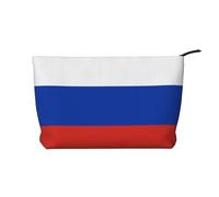 WZYCWB Russian Flag Patterned Toiletry Storage Bag, Essential for organizing Cosmetics and Skincare Products.