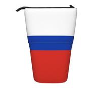 WZYCWB Russian Flag Printed Retractable Pen Holder Suitable for use as a Simple Cosmetic Bag, Wallet, etc.