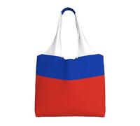WZYCWB Russian Flag Printed single-shoulder canvas bag, fashionable daily canvas bag, suitable for daily travel and shopping