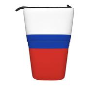 WZYCWB Russian Flag Retractable Storage Container for Pen Holders, Makeup Brush Holders, or Coin Drawstring Bags.
