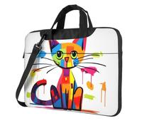 WZYCWB Sad Cat 15.6 inch Print Laptop Crossbody Bag/Briefcase, Suitable for Daily Office Use and Business Travel