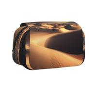 WZYCWB Sahara Desert Portable Pencil Case ideal for organizing pens in the office or storing makeup brushes