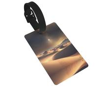 WZYCWB Sahara Desert Printed Luggage Tags - Waterproof and Durable Travel Tags