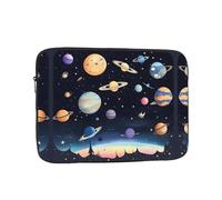 WZYCWB Saturn Jupiter Earth 10 inch Printed laptop sleeve for 10-17-inch laptops, perfect for business, office, school, or university use.