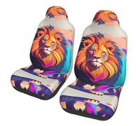 WZYCWB Savannah Lion Car Seat Protectors (2 Pack), Auto Seat Covers Guard Sedan, SUV, Truck, Van, Bus & Ferry Seats