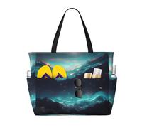 WZYCWB Science Fiction Stars Beach bag large travel bag gym swimming pool zipper storage bag