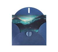 WZYCWB Science Fiction Stars Blue Printed Holiday Cards - Perfect for heartwarming holiday greetings