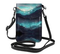 WZYCWB Science Fiction Stars Lightweight leather crossbody phone bag, women's shoulder bag cell phone wallet, travel bag with credit card slots,