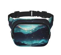 WZYCWB Science Fiction Stars Sports Waist Bag, Trendy and Fashionable Crossbody Bag, Lightweight Travel Small Bag