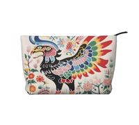 WZYCWB Scribbling Eagle Patterned Toiletry Storage Bag, Essential for organizing Cosmetics and Skincare Products.
