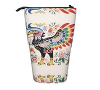 WZYCWB Scribbling Eagle Retractable Storage Container for Pen Holders, Makeup Brush Holders, or Coin Drawstring Bags.