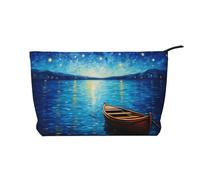 WZYCWB Sea in Starlight Patterned Toiletry Storage Bag, Essential for organizing Cosmetics and Skincare Products.