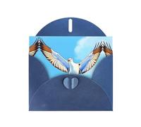 WZYCWB Seagulls in flight Blue Pattern cards, holiday greeting cards, suitable for family, friends and couples