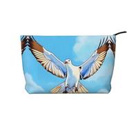 WZYCWB Seagulls in Flight Patterned Toiletry Storage Bag, Essential for organizing Cosmetics and Skincare Products.