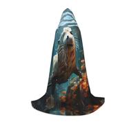 WZYCWB Seal pup in water L Patterned Hooded Cape Cosplay Costume - Holiday Party Costume Props
