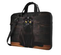 WZYCWB Serious Cat 15.6 inch Print Laptop Crossbody Bag/Briefcase, Suitable for Daily Office Use and Business Travel