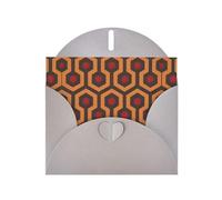 WZYCWB Shining Overlook Patterned Gray Holiday Card (6x4) with Envelope. Suitable for birthdays, weddings, and condolences.