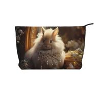 WZYCWB Shiny Bunny Patterned Toiletry Storage Bag, Essential for organizing Cosmetics and Skincare Products.
