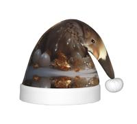 WZYCWB Shiny Bunny Patterns Kids' Christmas Party Hats, Soft and Comfortable, Gentle on Skin, Kindergarten Class Party Gifts