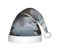 WZYCWB Silent Valley Patterns Fun Christmas Party Hat, Class Party Activity Holiday Christmas Decoration Hat