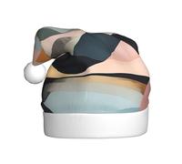 WZYCWB Simple Valley Printed Santa Hats - Perfect for Christmas Eve, New Year's Eve, and Holiday Parties