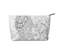 WZYCWB Sketch of Monster Patterned Toiletry Storage Bag, Essential for organizing Cosmetics and Skincare Products.