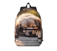 WZYCWB Sleeping Puppies Printed backpack with pockets - suitable for work, business trips, travel, sports