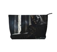 WZYCWB Sleeping Skeleton Man Patterned Toiletry Storage Bag, Essential for organizing Cosmetics and Skincare Products.
