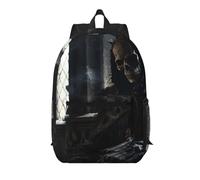 WZYCWB Sleeping Skeleton Man Printed backpack with pockets - suitable for work, business trips, travel, sports