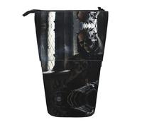 WZYCWB Sleeping Skeleton Man Retractable Storage Container for Pen Holders, Makeup Brush Holders, or Coin Drawstring Bags.